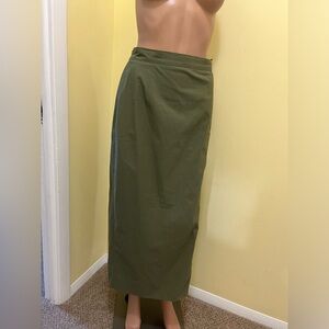 LAURA LEBEK  Modern WOMEN Midi Skirt Size 6 Green